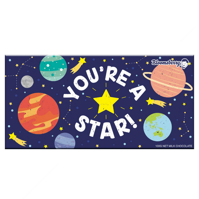 Bellaberry | You're A Star! - Milk Chocolate Bar