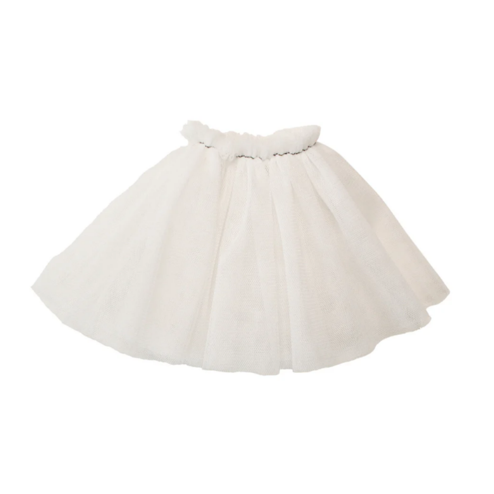 Alimrose Tutu for Dolls - Ivory (Fits MEDIUM Jellycat Bunny)