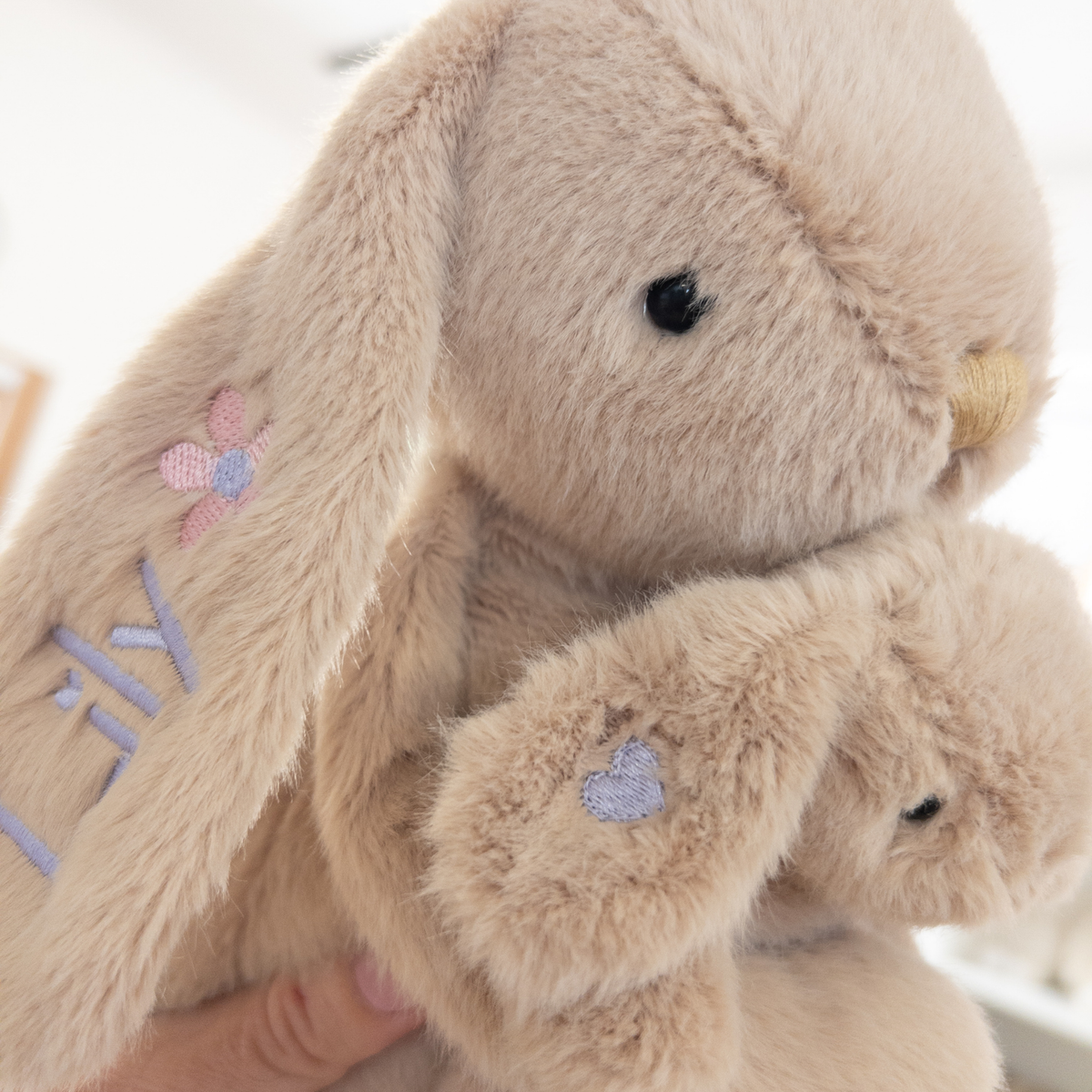 Personalised Snuggle Bunnies - Frankie the Hugging Bunny - Caramel