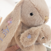 Personalised Snuggle Bunnies - Frankie the Hugging Bunny - Caramel