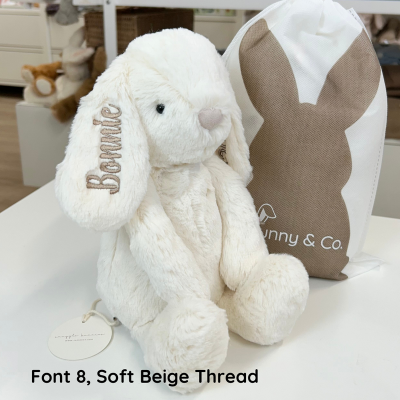 Personalised Snuggle Bunnies - Marshmallow 30cm