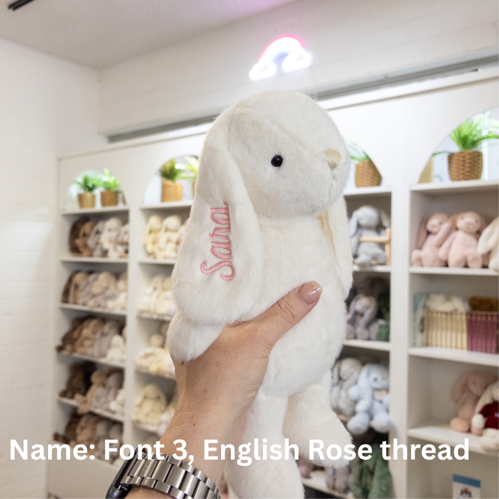 Personalised Bunny & Blanket Gift Hamper - Marshmallow Rosewater