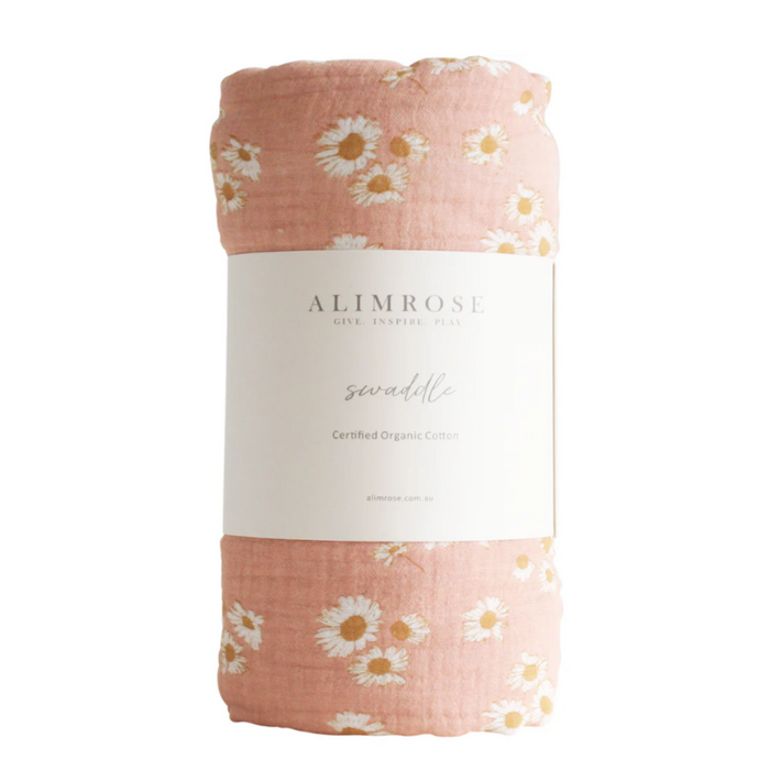 Alimrose Muslin Swaddle - Little Daisies