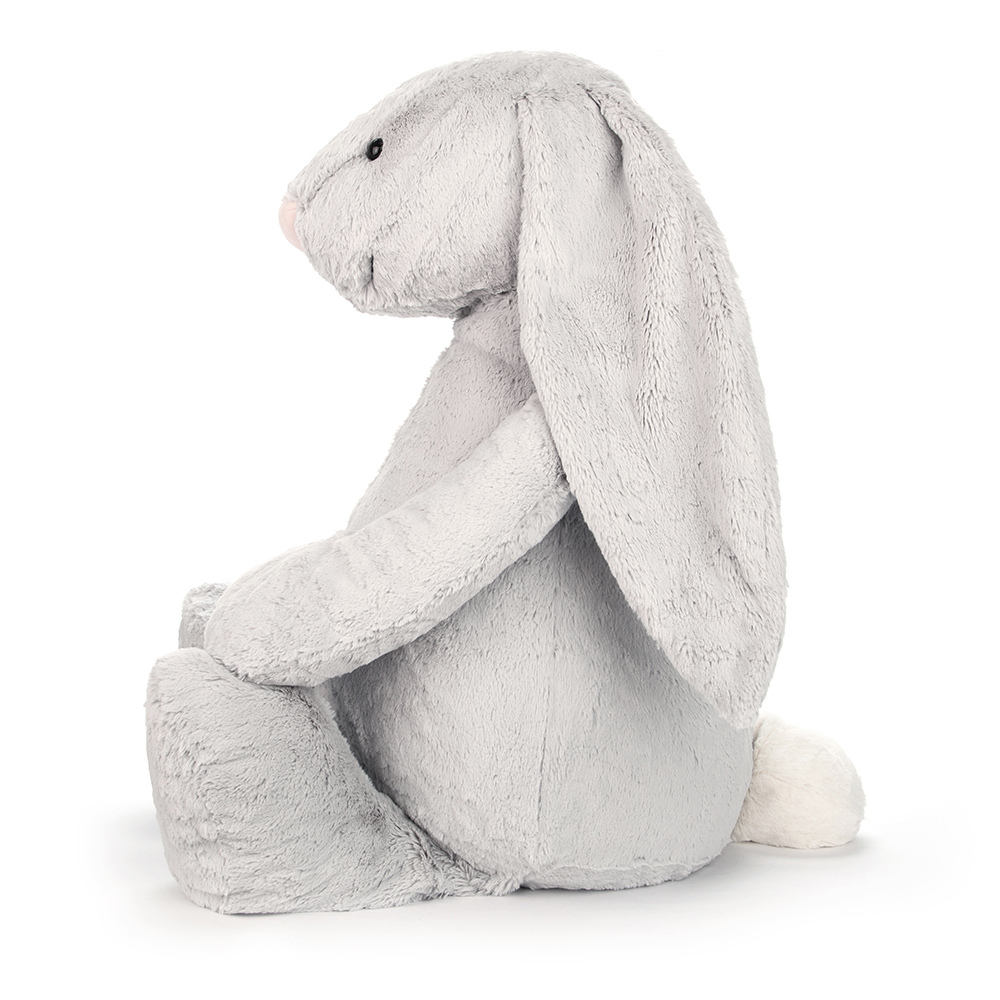 Personalised Jellycat Bunny - Silver (GIANT - Really Really Big)