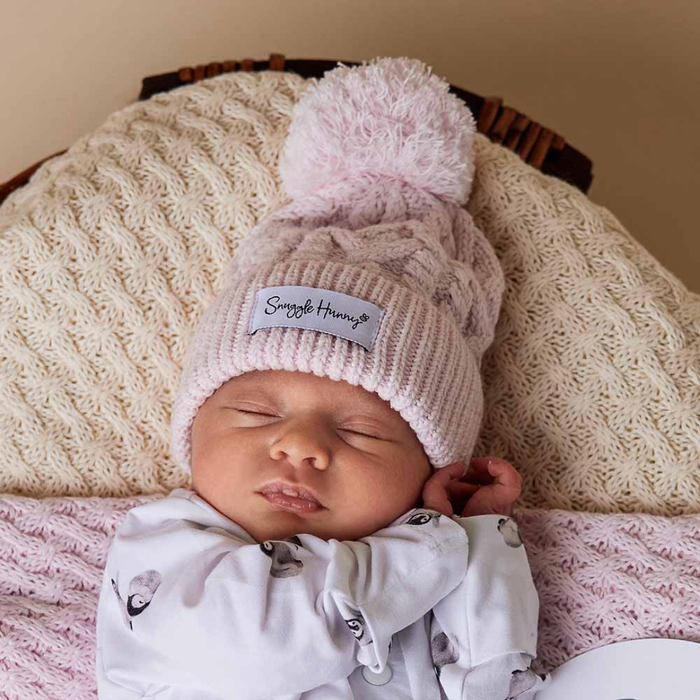 Snuggle Hunny Organic Knit Beanie | Blush Pink