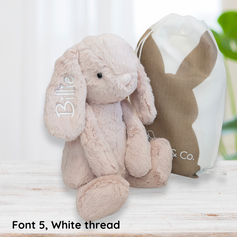 Personalised Snuggle Bunnies - Blush 30cm