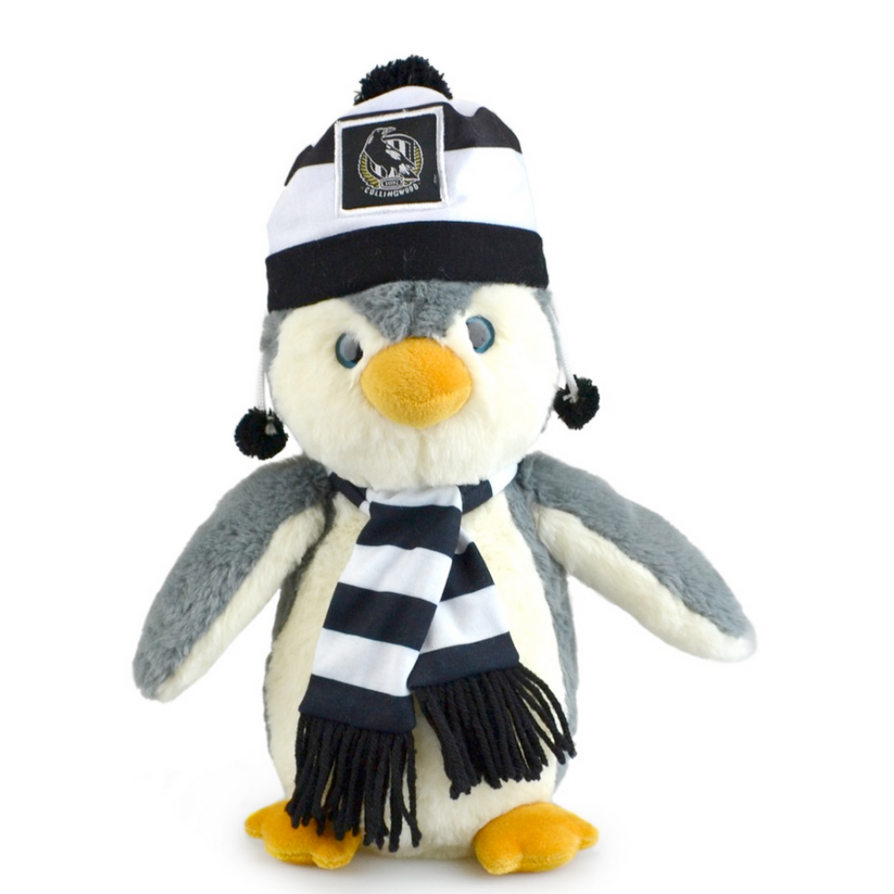 AFL Penguin Plush Toy - Collingwood Magpies