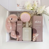Personalised Mum & Bub Gift Hamper - Little Love Snuggle Bunny