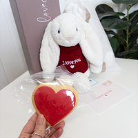 Christmas Gift for Her - Cream Jellycat Bunny and Jumper