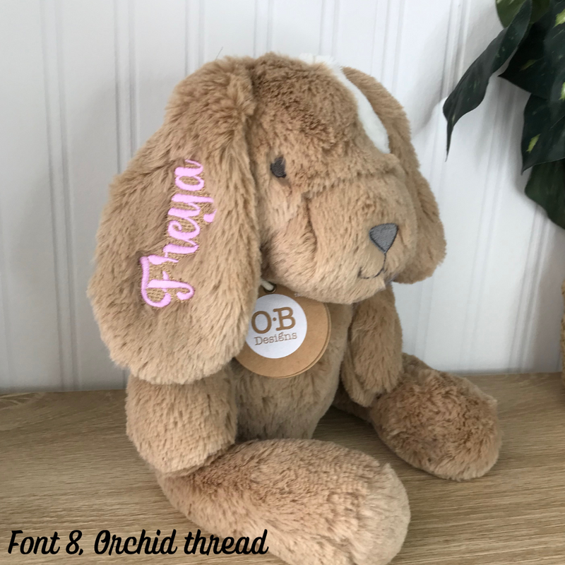 Personalised Duke Dog - Taupe