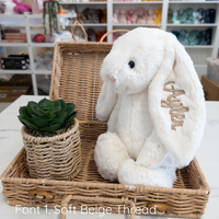 Personalised Jellycat Bunny - Cream