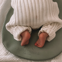 Little B's Knitted Cotton Rib Romper - Milk