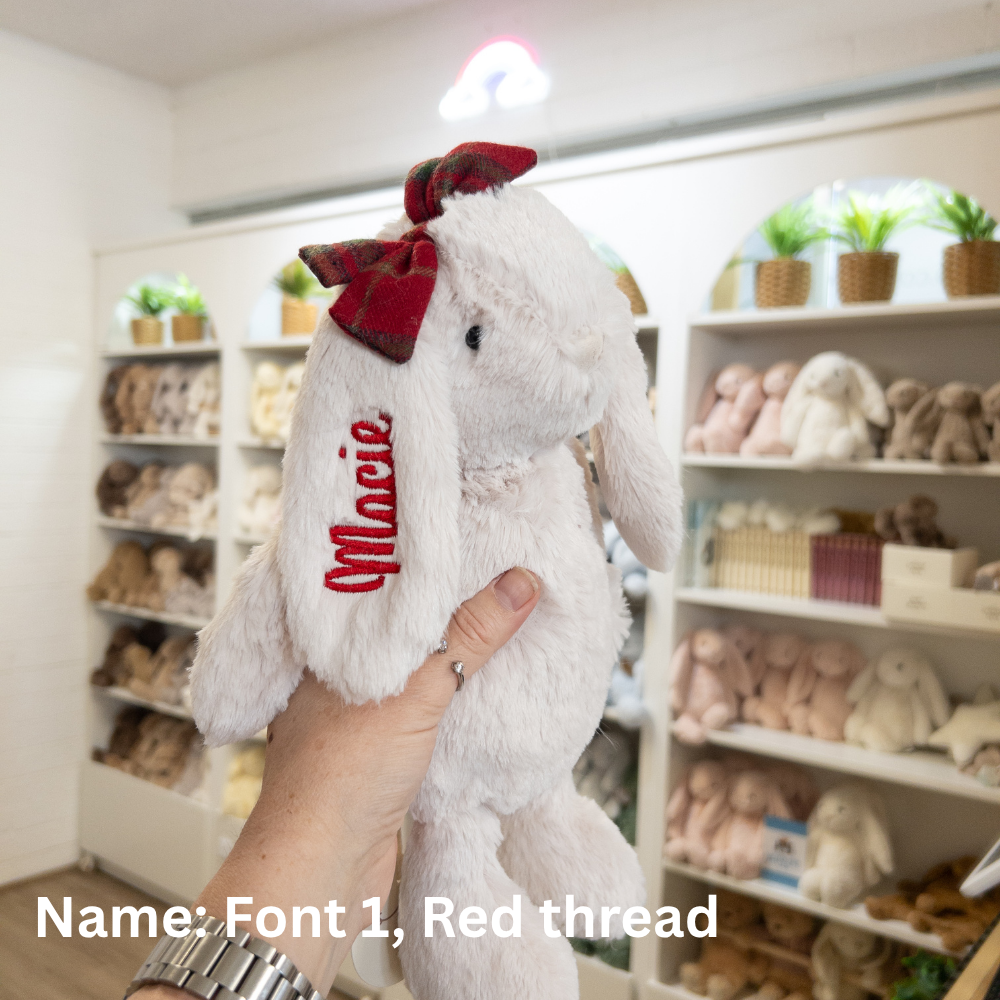 Personalised Graduation Bunny & Jumper - Bow Bunny