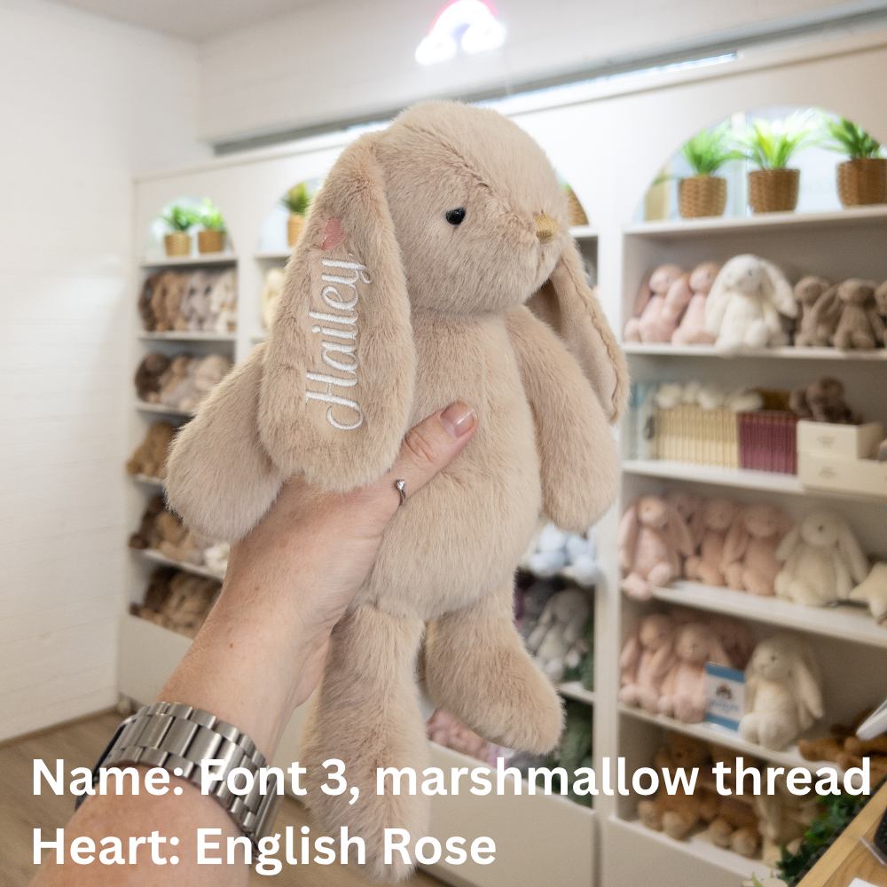 Personalised Graduation Bunny & Jumper - Caramel