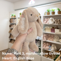 Personalised Graduation Bunny & Jumper - Caramel