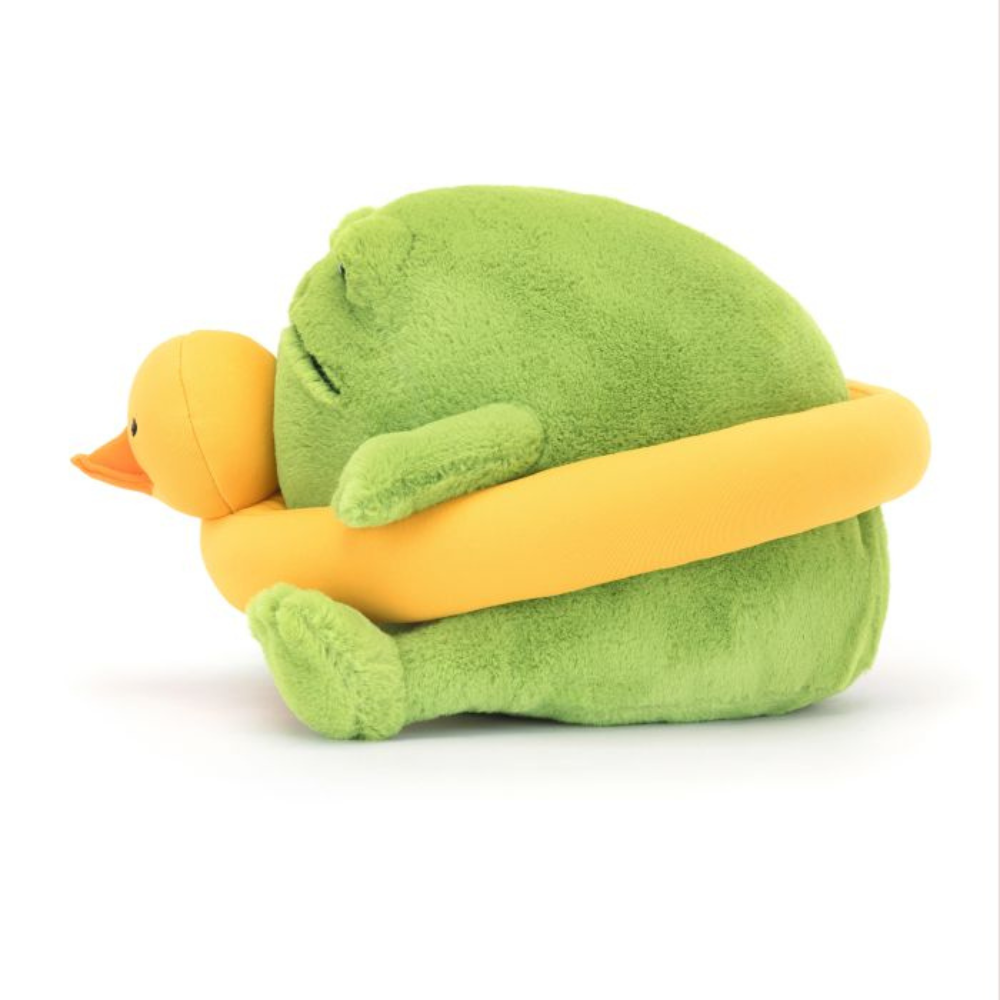 Jellycat Amuseables - Ricky Rain Frog in a Rubber Ring