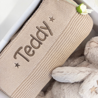 Personalised Bunny & Blanket Gift Hamper - Beige