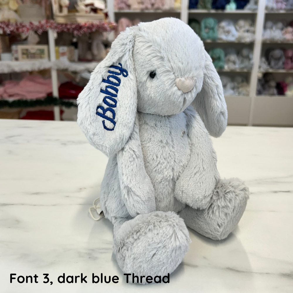 Personalised Jamie Kay Snuggle Bunnies - Penelope the Bunny 30cm Moonbeam