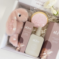 Personalised Mum & Bub Gift Hamper - Little Love Snuggle Bunny