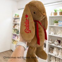 NEW Personalised Snuggle Bunnies - Toffee 45cm
