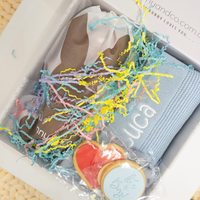 Personalised Bunny & Blanket Gift Hamper - Spice