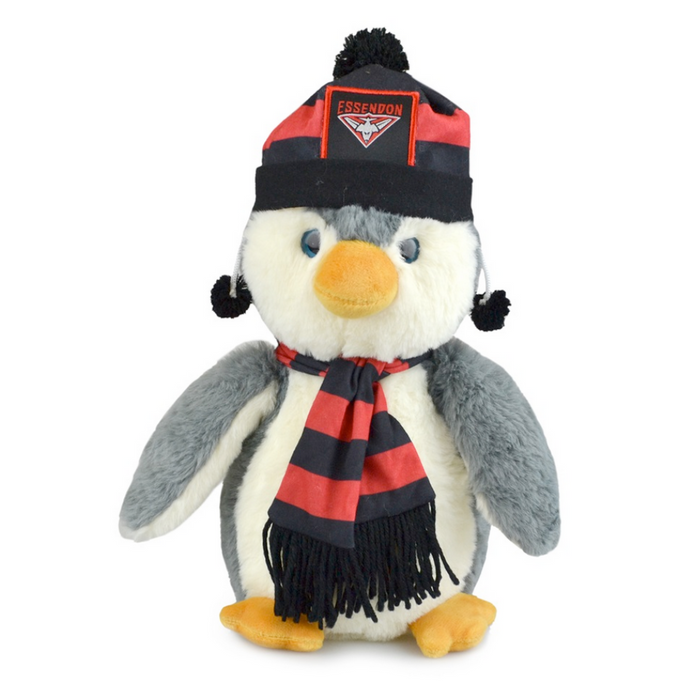 AFL Penguin Plush Toy - Essendon Bombers