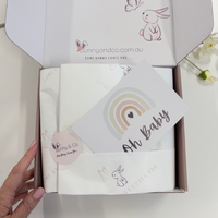 Personalised Baby Girl Snuggle & Treat Box - Blossom Snuggle Bunnies