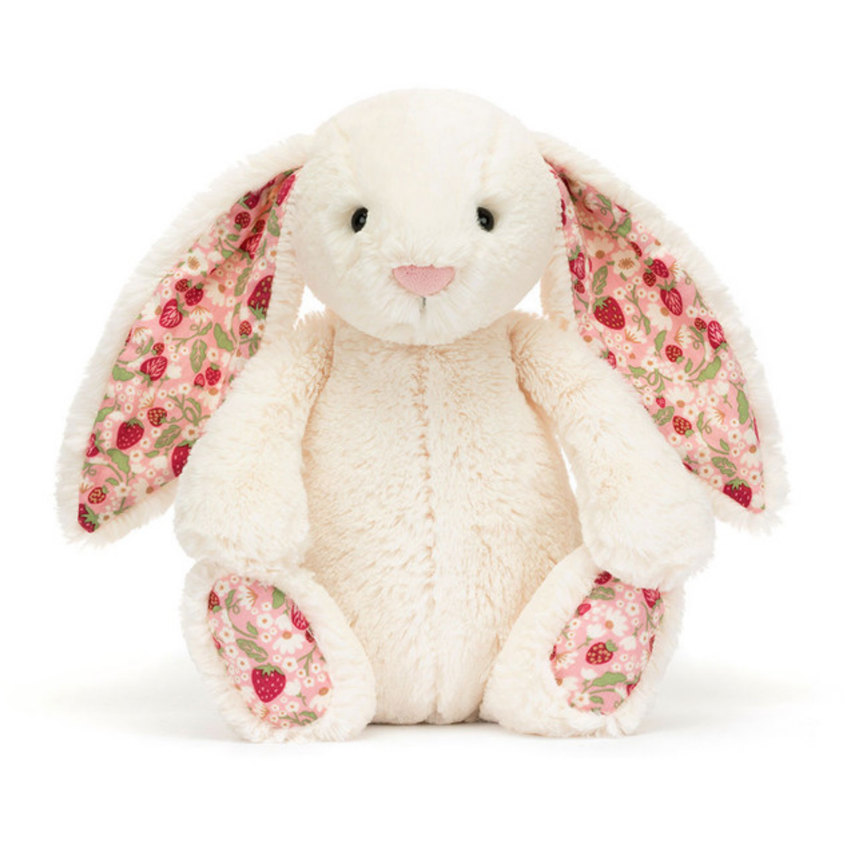 Jellycat Blossom Cream Bunny - Berry (SMALL)