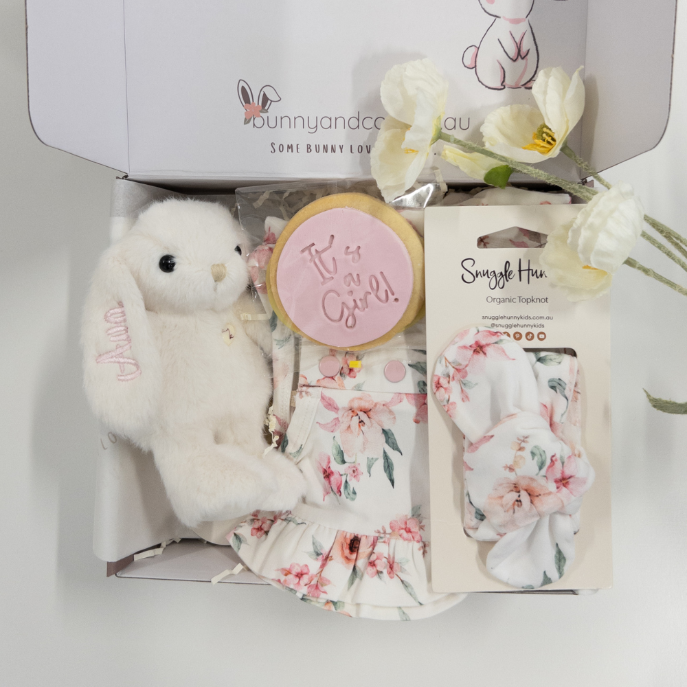 SAME-DAY Baby Bunny Gift Hamper - Camille