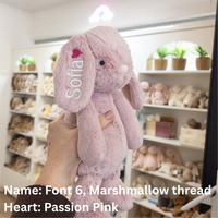 Personalised Graduation Bunny & Jumper - Powder Pink