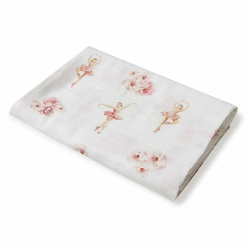 Snuggle Hunny Organic Muslin Wrap | Ballerina