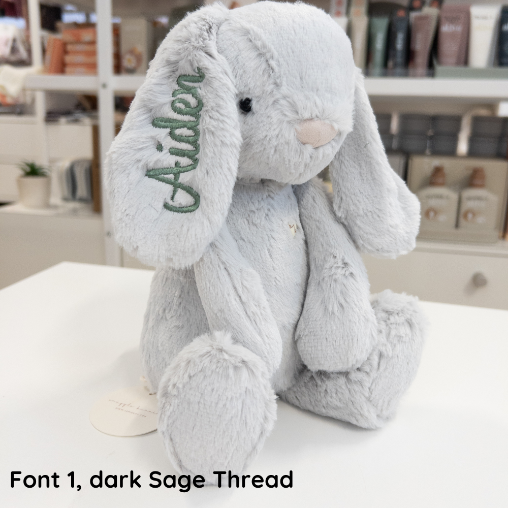 Personalised Jamie Kay Snuggle Bunnies - Penelope the Bunny 30cm Moonbeam