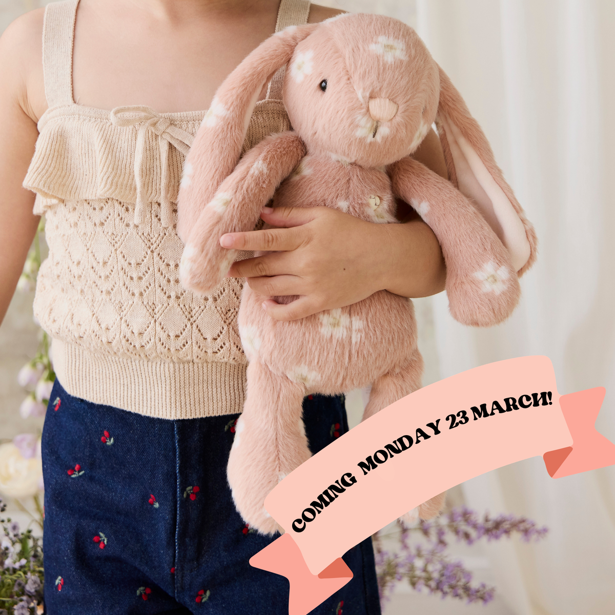 Personalised Snuggle Bunnies - Rosie 30cm (Coming Mon 23 March!)