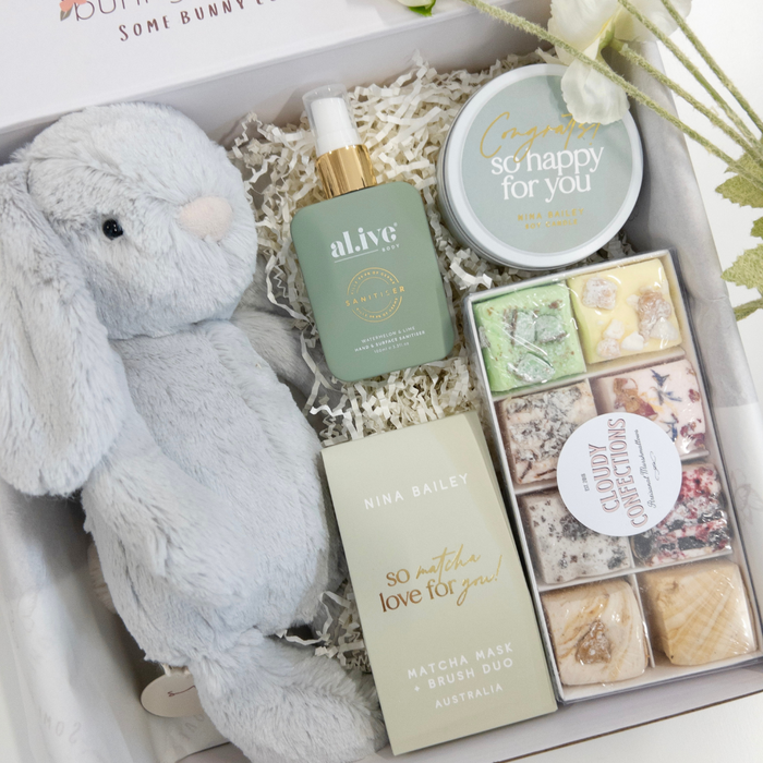 Mum & Bub Newborn Gift Set - Moonbeam Snuggle Bunny