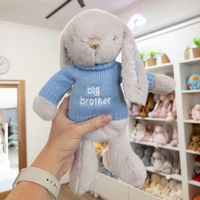 Big Brother Bunny & Jumper -  Beige OS 30cm