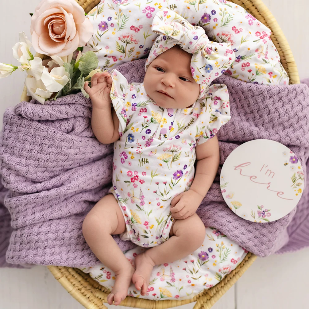 Snuggle Hunny Short Sleeve Bodysuit - Gracie