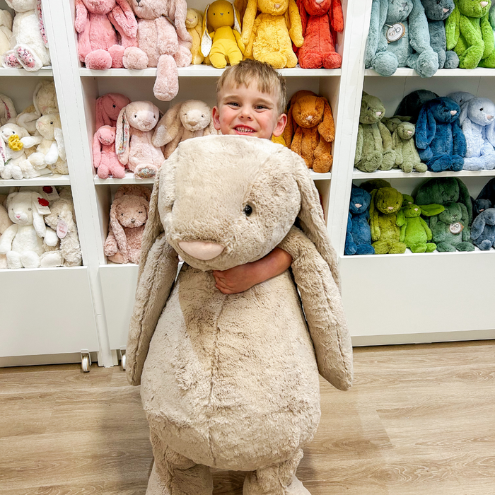 Personalised Jellycat Bunny - Beige (GIANT - Really Really Big)