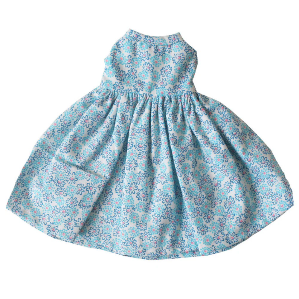 Alimrose Doll Dress Blue Floral (Fits MEDIUM Jellycat Bunny) – Bunny & Co