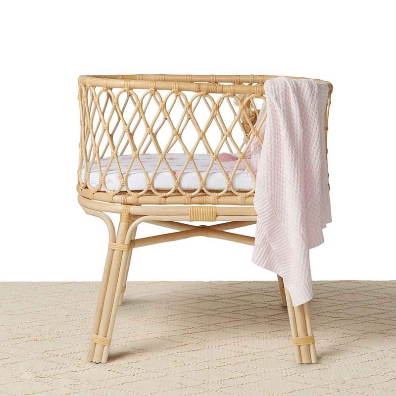 Snuggle Hunny Personalised Baby Blanket - Light Pink