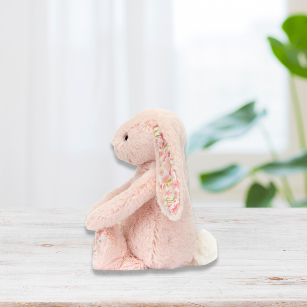 Personalised Jellycat Blossom Blush Bunny - Cherry (SMALL)