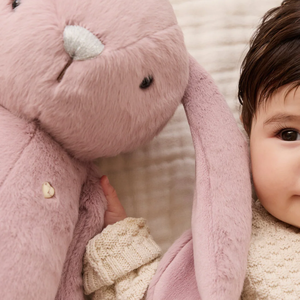 NEW Personalised Snuggle Bunnies - Periwinkle 45cm