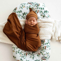 Snuggle Hunny Jersey Wrap & Beanie Set | Bronze