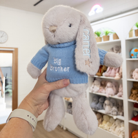 Big Brother Bunny & Jumper -  Beige OS 30cm