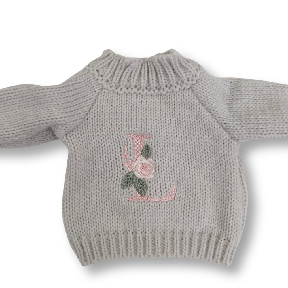 Personalised Bunny Jumper - Grey (MEDIUM)