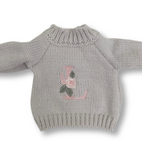 Personalised Bunny Jumper - Grey (MEDIUM)