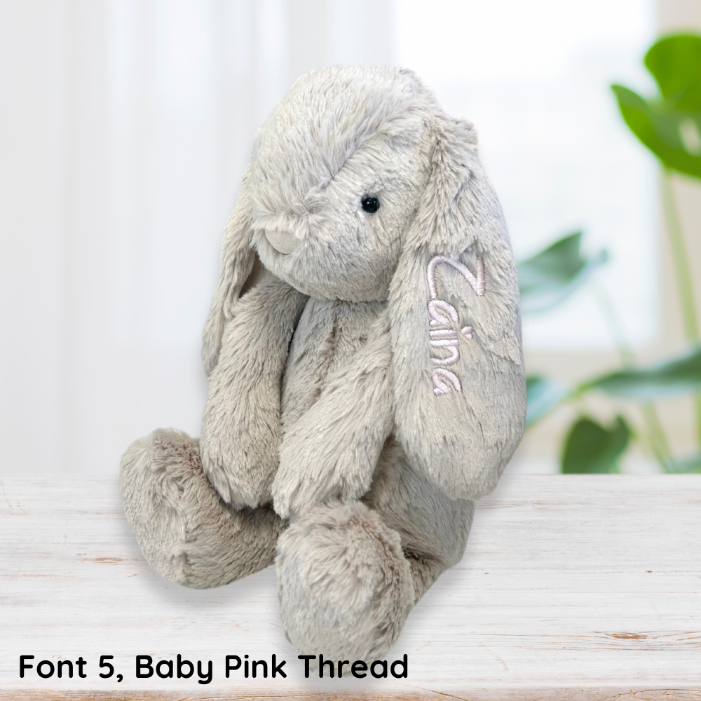 Personalised Jamie Kay Snuggle Bunnies - Penelope the Bunny 30cm - Beige