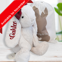 Jamie Kay Snuggle Bunnies - Penelope Christmas Bunny - 40cm (AVAILABLE 1 NOV 24)