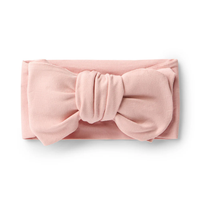 Snuggle Hunny Topknot Oversized Bow- Lullaby Pink