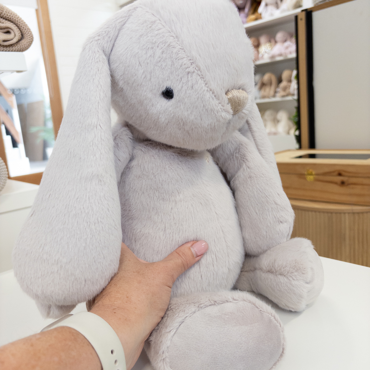 Personalised Snuggle Bunnies - Beige 45cm (NEW!)