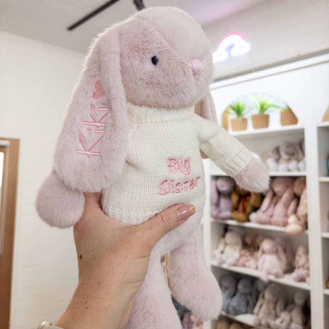Big Sister Bunny & Jumper - Blossom 30cm